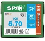 SPAX Senkkopf T-STAR plus - Vollgewinde Edelstahl rostfrei A2 1.4567 T20 - 5x70 - 100