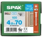 SPAX Linsensenkkopf T-STAR plus CUT Teilgewinde Edelstahl rostfrei A2 1.4567 4,5x70 -