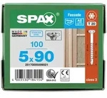 SPAX Fassadenschraube Linsensenkkopf T-STAR plus CUT Teilgewinde Edelstahl rostfrei