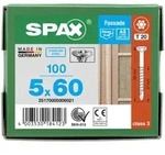 SPAX Fassadenschraube Linsensenkkopf T-STAR plus CUT Teilgewinde Edelstahl rostfrei