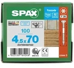 SPAX Linsensenkkopf T-STAR plus CUT Fixiergewinde Edelstahl rostfrei A2 1.4567 4,5x70