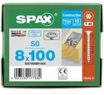 SPAX Tellerkopf 8 mm T-STAR plus 4CUT Vollgewinde Edelstahl rostfrei A2 1.4567 8x100