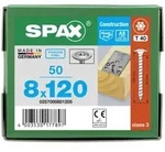 SPAX Tellerkopf 8 mm T-STAR plus 4CUT Vollgewinde Edelstahl rostfrei A2 1.4567 8x120