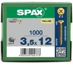 SPAX Senkkopf Kreuzschlitz Z - Vollgewinde YELLOX A2L PZ2 - 3,5x12 - 1000 Stk