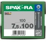 SPAX-RA Flachsenkkopf T-STAR plus Vollgewinde WIROX A3J 7,5x100 - 100 Stk