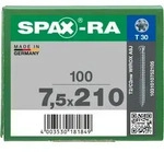 SPAX-RA Zylinderkopf T-STAR plus Vollgewinde WIROX A3J 7,5x210 - 100 Stk