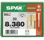 SPAX WIROX Tellerkopf T-STARplus TG TX40 8,0x380 50 Stk
