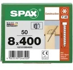 SPAX Zylinderkopfschraube T-STAR plus VG TX40 8 x 400 WIROX 50 Stk