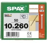 SPAX Senkkopf 10 mm T-STAR plus - Vollgewinde WIROX A3J T50 - 10x260 - 50 Stk