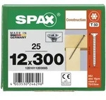 SPAX Senkkopf 12 mm T-STAR plus - Vollgewinde WIROX A3J T50 - 12x300 - 25 Stk