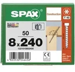 SPAX Zylinderkopfschraube T-STAR plus VG TX40 8 x 240 WIROX 50 Stk