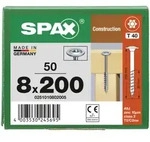 SPAX WIROX Tellerkopf T-STARplus TG TX40 8,0x200 50 Stk