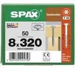 SPAX WIROX Tellerkopf T-STARplus TG TX40 8,0x320 50 Stk