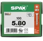 SPAX Senkkopf T-STAR plus - Vollgewinde WIROX A3J T20 - 5x80 - 100 Stk
