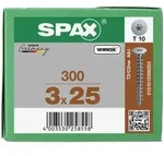 SPAX R&uuml;ckwandschraube T-STAR Plus 3,0 x 25 300 Stk