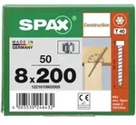 SPAX Zylinderkopfschraube T-STAR plus VG TX40 8 x 200 WIROX 50 Stk