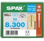 SPAX Tellerkopf HI.FORCE Edelstahl rostfrei A2 8 x 300 50 Stk