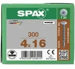 SPAX R&uuml;ckwandschraube T-STAR Plus 4,0 x 16 300 Stk