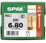 SPAX WIROX Zylinderkopfschraube T-STARplus VG TX30 6 x 80 200 Stk