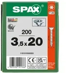 SPAX Senkkopf T-STAR plus - Vollgewinde WIROX A3J T20 - 3,5x20 - 200 Stk
