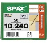 SPAX Senkkopf 10 mm T-STAR plus - Vollgewinde WIROX A3J T50 - 10x240 - 50 Stk