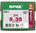 SPAX Halbrundkopf T-STAR plus 4CUT Vollgewinde WIROX A3J 5x35 - 200 Stk