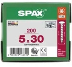 SPAX Halbrundkopf T-STAR plus 4CUT Vollgewinde WIROX A3J 5x30 - 200 Stk