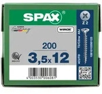 SPAX Senkkopf Kreuzschlitz Z - Vollgewinde WIROX A3J PZ2 - 3,5x12 - 200 Stk