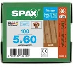 SPAX Terrassenschraube T-STAR plus CUT Fixiergewinde Edelstahl rostfrei A2 antik
