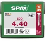 SPAX Halbrundkopf T-STAR plus 4CUT Vollgewinde WIROX A3J 4x40 - 500 Stk