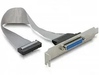DeLOCK 84300, DeLOCK - Slotblende zur Herausf&uuml;hrung eines Parallelports - DB-25 (W)