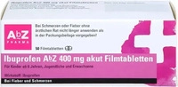 PZN-DE 18029889, AbZ-Pharma Ibuprofen AbZ 400 mg akut 50 St Filmtabletten,