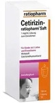 Cetirizin ratiopharm Saft - bei Allergien 150 ml Saft