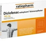 Diclofenac-ratiopharm Schmerzpflaster 140 mg 5 St Pflaster
