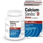 Calcium-Sandoz D Osteo 500mg/400 I.E. 120 St Kautabletten