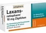 Laxans-ratiopharm 10mg Z&auml;pfchen 10 St Suppositorien