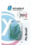 miradent Pic-Brush medium Interdentalb&uuml;rsten gr&uuml;n 12 St Zahnb&uuml;rste