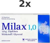 PZN-DE 04647595, Berlin-Chemie Milax 1,0 10 St Suppositorien, Grundpreis: &euro; 0,45