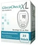 GLUCO CHECK XL Blutzuckerteststreifen 25 St Teststreifen