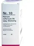 NR.10 Natrium sulfuricum D 6 spag.Gl&uuml;ckselig 50 ml Tropfen zum Einnehmen