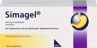 PZN-DE 06159003, MIBE Arzneimittel Simagel 100 St Kautabletten, Grundpreis: &euro;