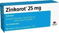 PZN-DE 18082895, W&ouml;rwag Pharma Zinkorot 25 mg 50 St Tabletten, Grundpreis: &euro;