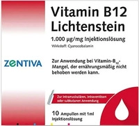 PZN-DE 06174296, Zentiva Pharma Vitamin B12 Lichtenstein 1000 Mikrogramm 10X1 ml