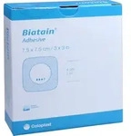 BIATAIN Schaumverband 7,5x7,5 cm selbst haftend 10 St Verband