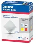 SORBION Cutimed Sana Wundauflage 12x12 cm 24 St Pflaster