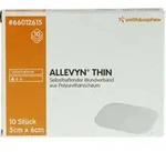 ALLEVYN Thin 5x6 cm d&uuml;nne Wundauflage 10 St Verband
