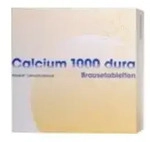 Calcium 1000 dura 100 St Brausetabletten