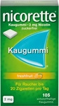 PZN-DE 13754025, Kohlpharma NICORETTE 2 mg freshfruit Kaugummi 105 St Kaugummi,