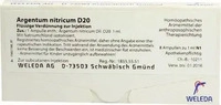 PZN-DE 01618162, WELEDA ARGENTUM NITRICUM D 20 Ampullen 8X1 ml Ampullen, Grundpreis: