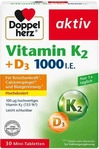 PZN-DE 18029501, Queisser Pharma Doppelherz aktiv Vitamin K2+D3 1000 I.E. 30 St